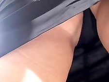 1 movies - Sitting upskirt filmed in a cafe