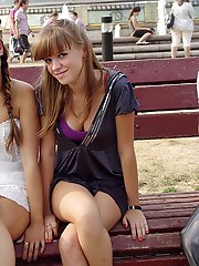 12 pictures - The most exciting street upskirts