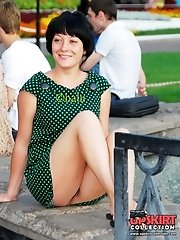 12 pictures - Awesome view up skirts of cute girls