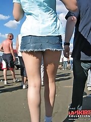 12 pictures - Mini skirts means hot upskirts. Prove - upskirt gallery