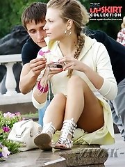 12 pictures - First-class voyeur upskirt pics