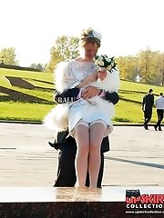 12 pictures - Great candid upskirt compilation