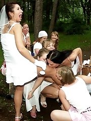22 pictures - Naughty Brides upskirt photos