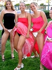 22 pictures - Naughty Brides upskirt photos