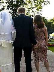 22 pictures - Naughty Brides upskirt photos