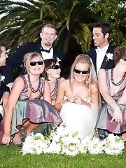 22 pictures - Naughty Brides upskirt photos