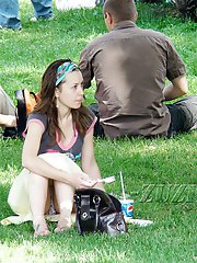 12 pictures - Unforgettable girlfriend upskirt