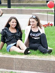12 pictures - Sweet angel captured with upskirt camera