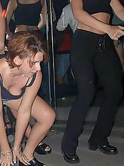 10 pictures - Downblouse parade upskirt pics