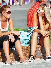 12 pictures - The most exciting of spycam upskirts