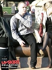 12 pictures - Sweet street upskirt compilation