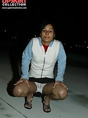 12 pictures - Naughty upskirt girl enjoys attention