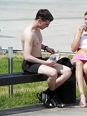 12 pictures - Steamy private upskirt photos
