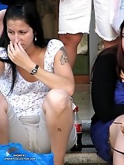 23 pictures - Cameltoe upskirt gallery