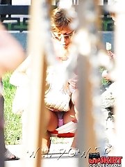 12 pictures - Check out these cute upskirt girls