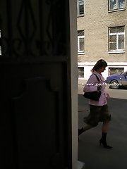 12 pictures - Girls are walking and miss our hidden cameras, which capturing their pussies