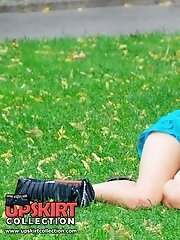 12 pictures - Real street upskirts of sexy babes