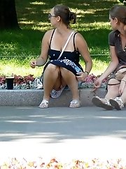 12 pictures - Crazy panty upskirt compilation