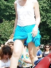 12 pictures - These upskirt girls know no shame
