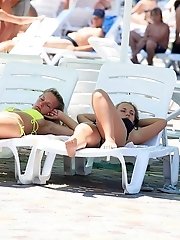 12 pictures - Hot girls in bikini panties on cam