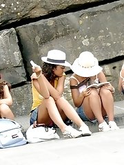 12 pictures - Fantastic upskirt closeups